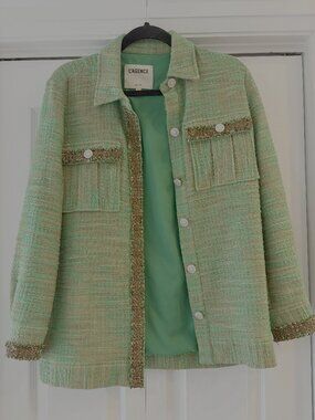 L'agence Jeanine Tweed Shacket
